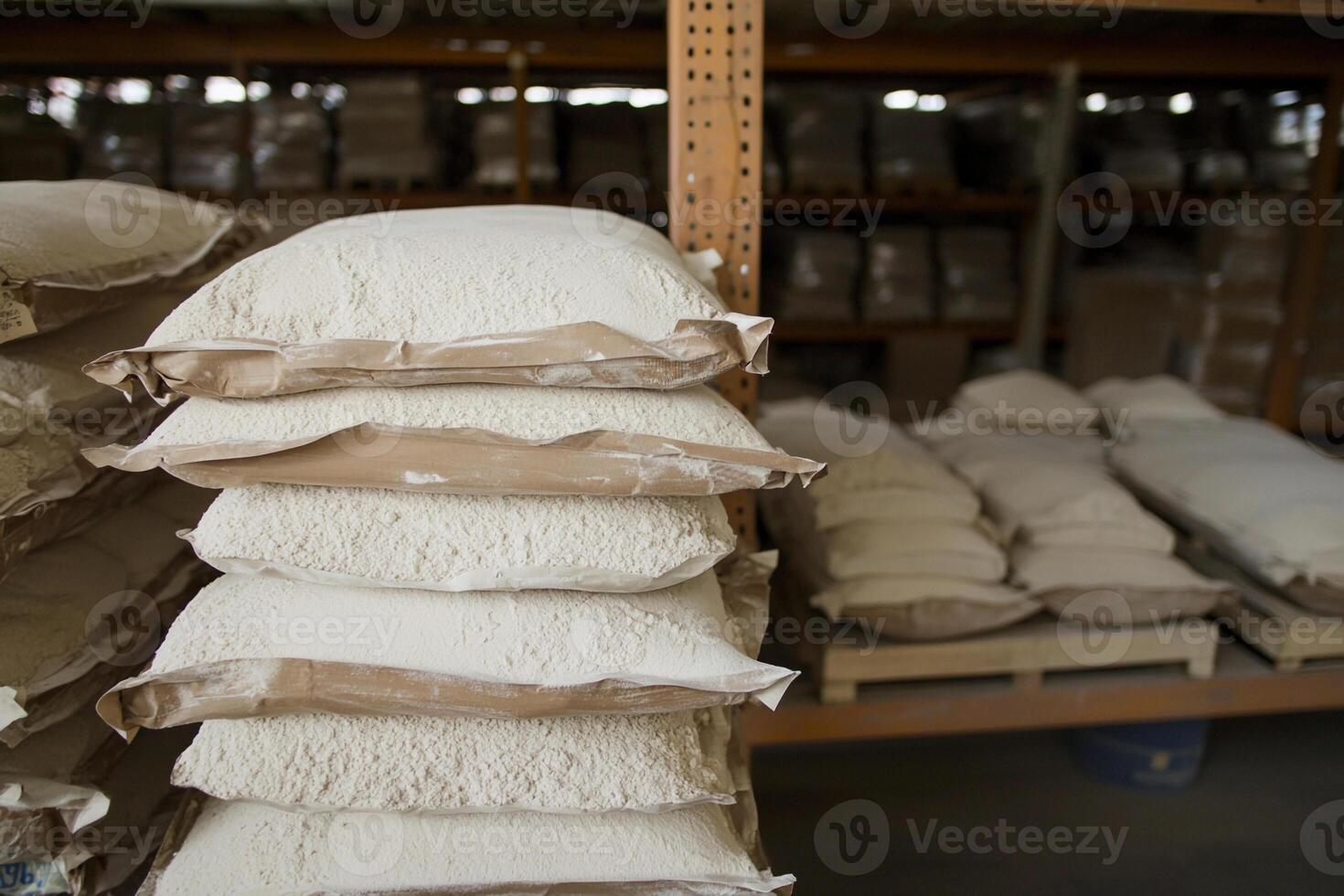 A pile of white sand photo