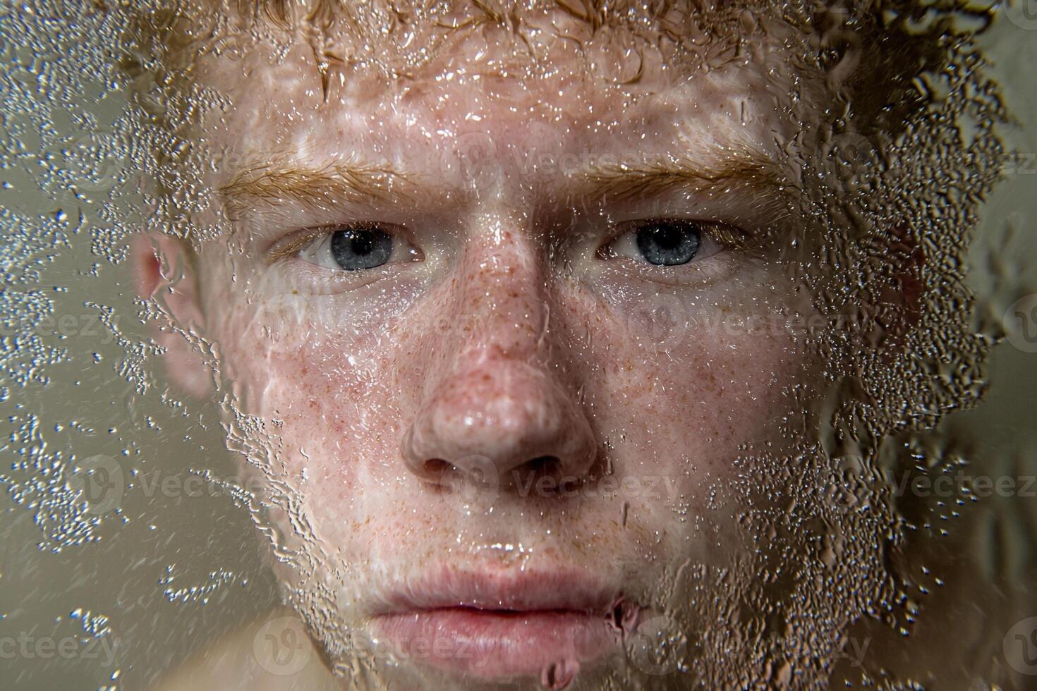 A man with red hair photo