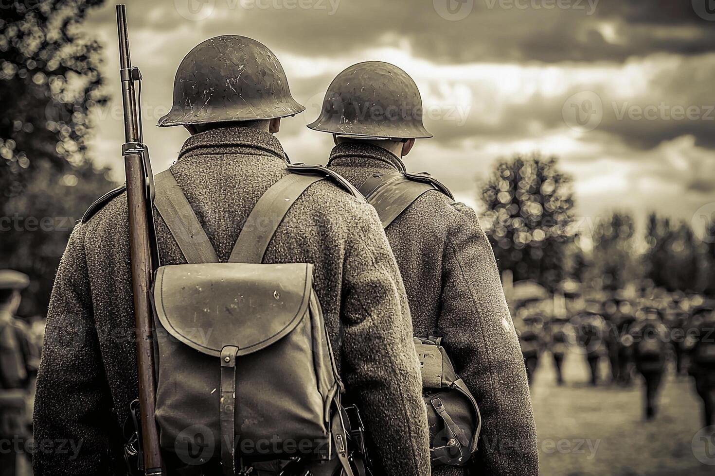 Two men in uniforms photo