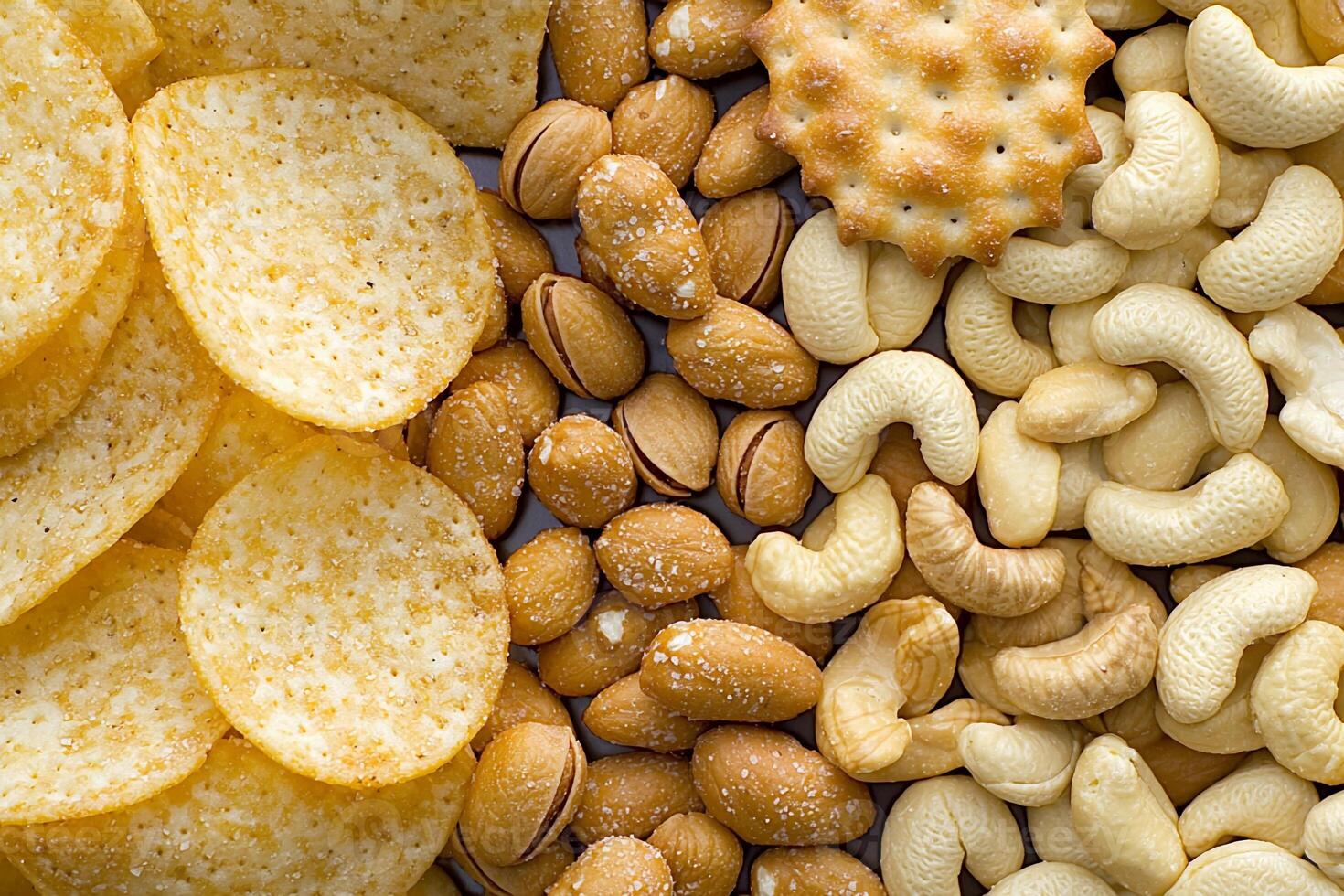 A variety of snacks and chips photo