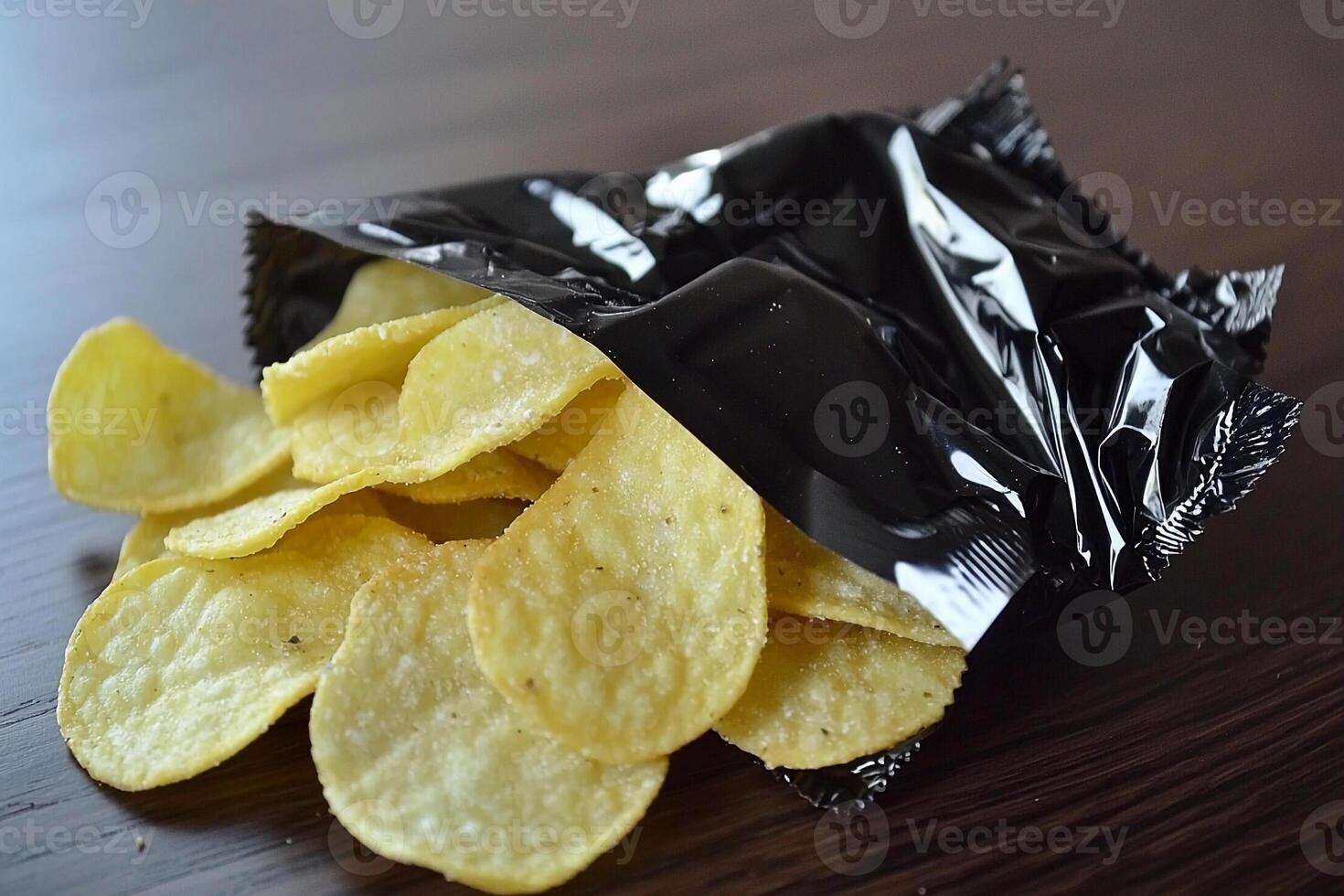 A bag of chips sitting on top of a table photo