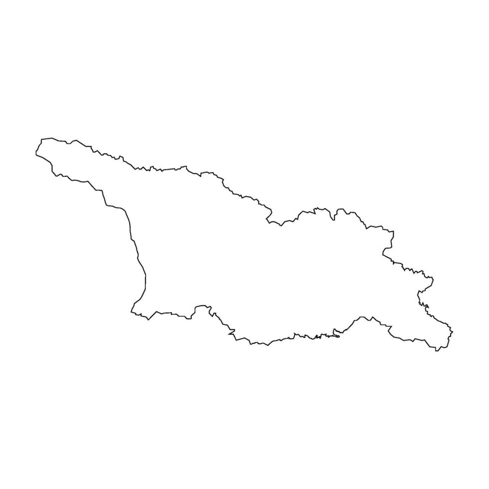 georgia map icon vector