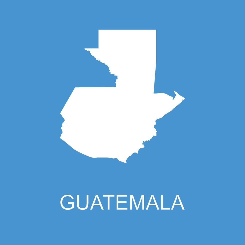 Guatemala map illustration vector