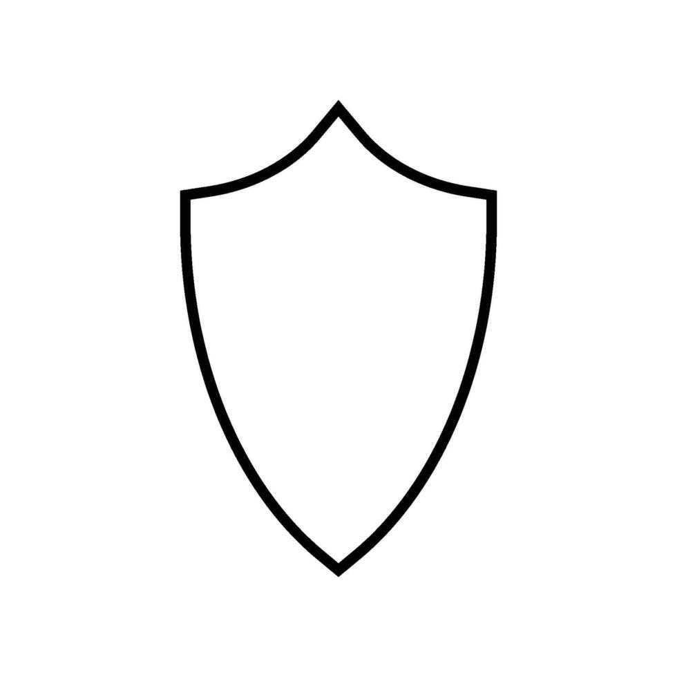 shield icon simple vector