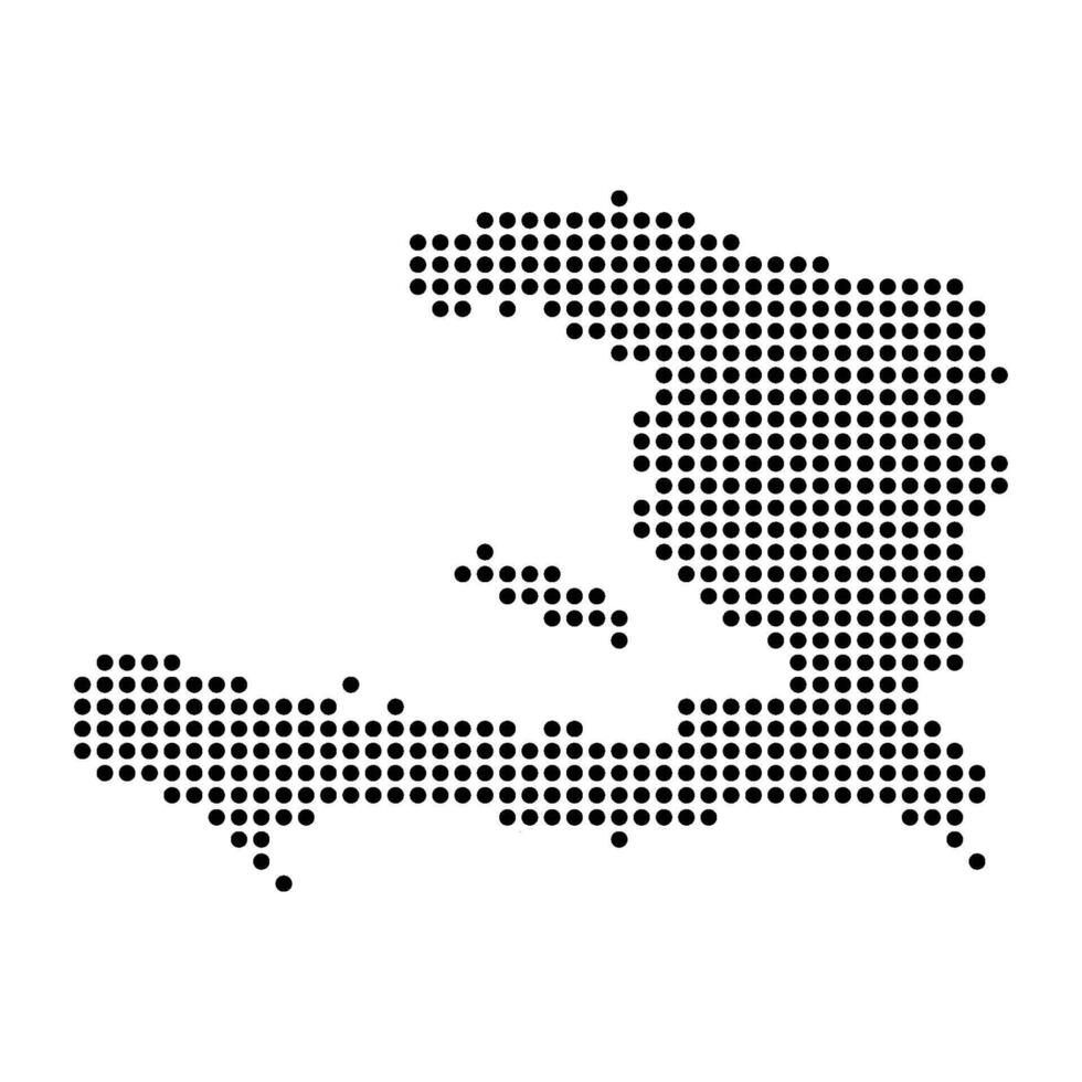 haiti map icon vector