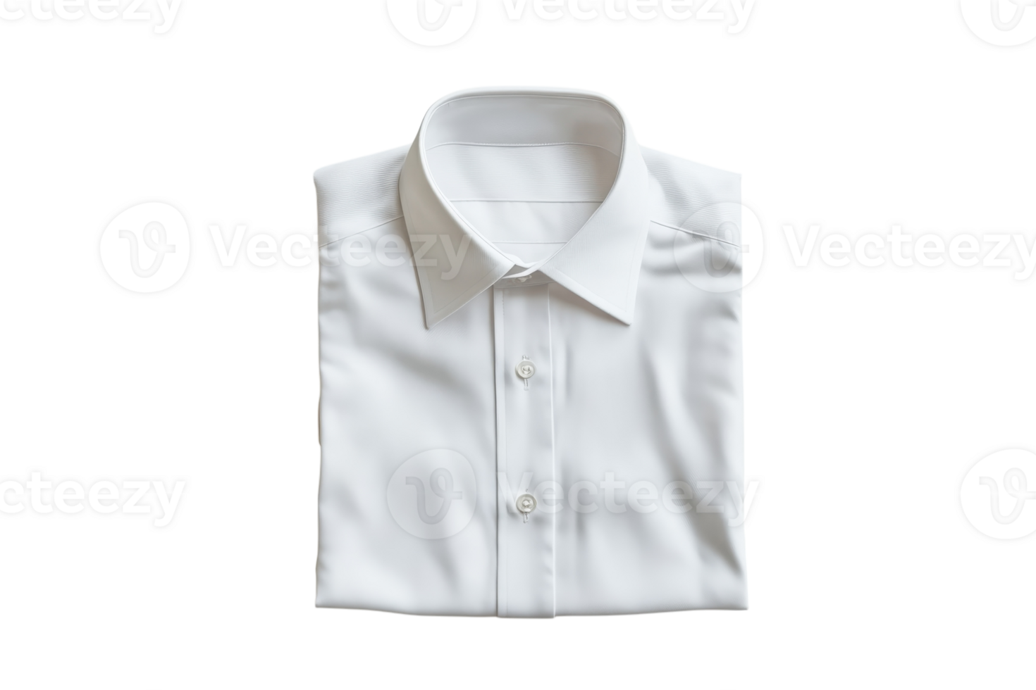 A neatly folded white dress shirt prepared for a formal event on a clean surface png