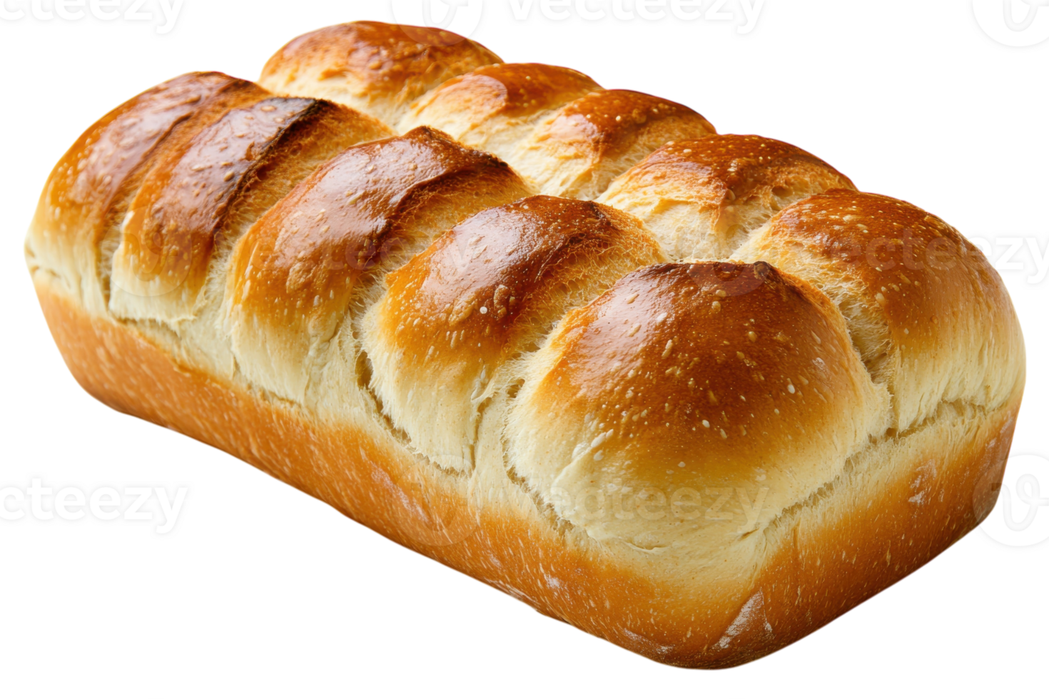 Freshly baked bread loaf cooling on a countertop ready for slicing and serving with meals or snacks png