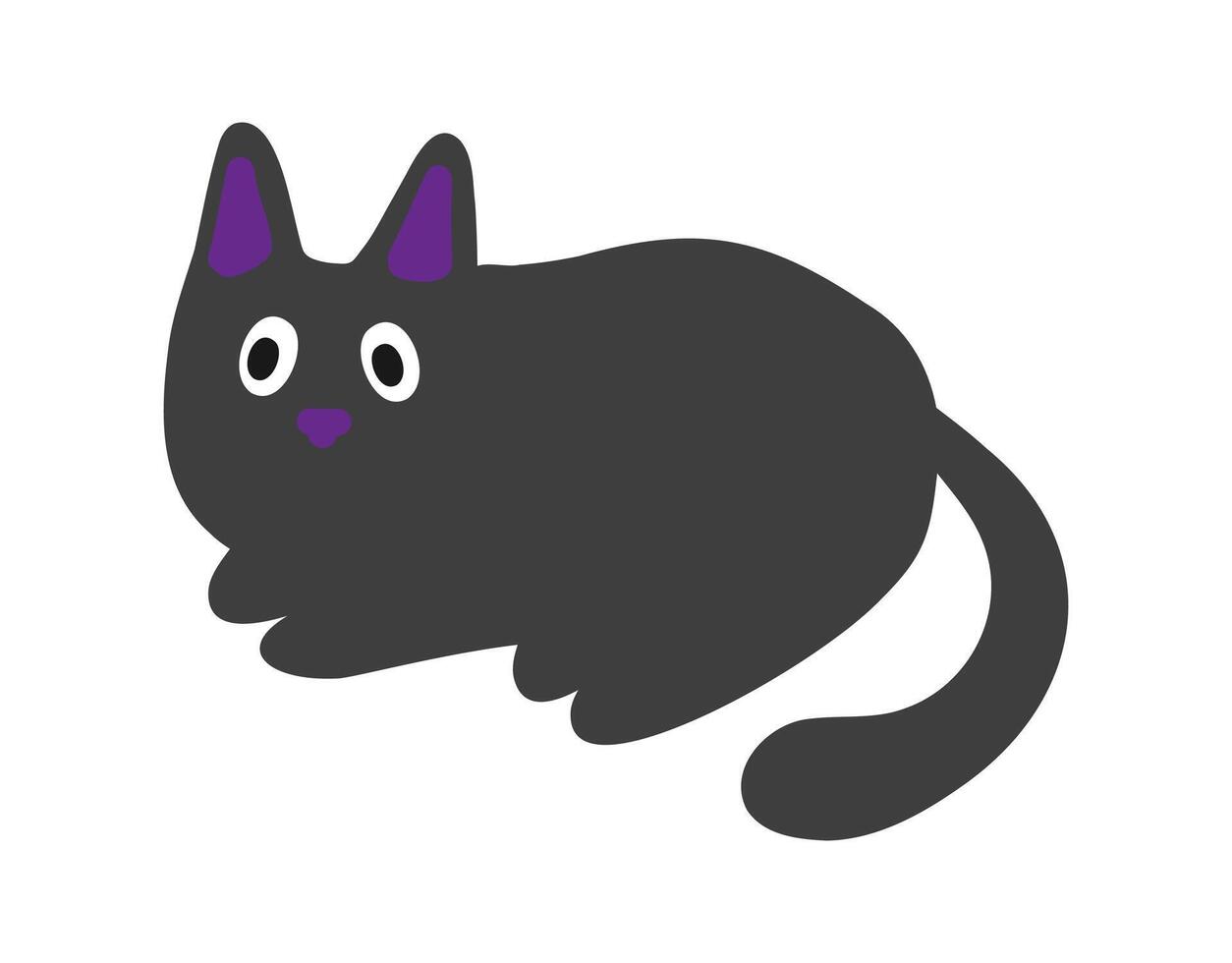 Hand Drawn cat Illustration vector