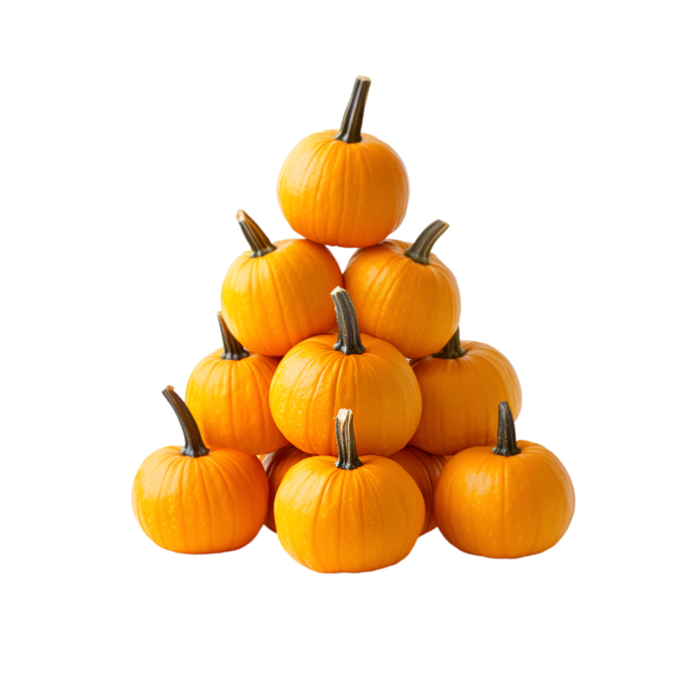Pumpkins isolated on a transparent background png