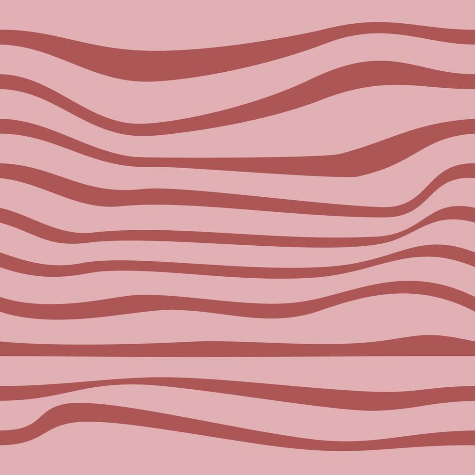 Abstract Wavy Lines Pattern with Minimalist Style Background vector