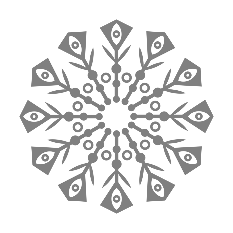 Mandala art geometric pattern png