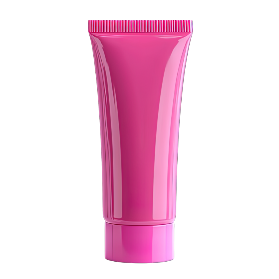 Tube of Pink Cosmetic Cream png