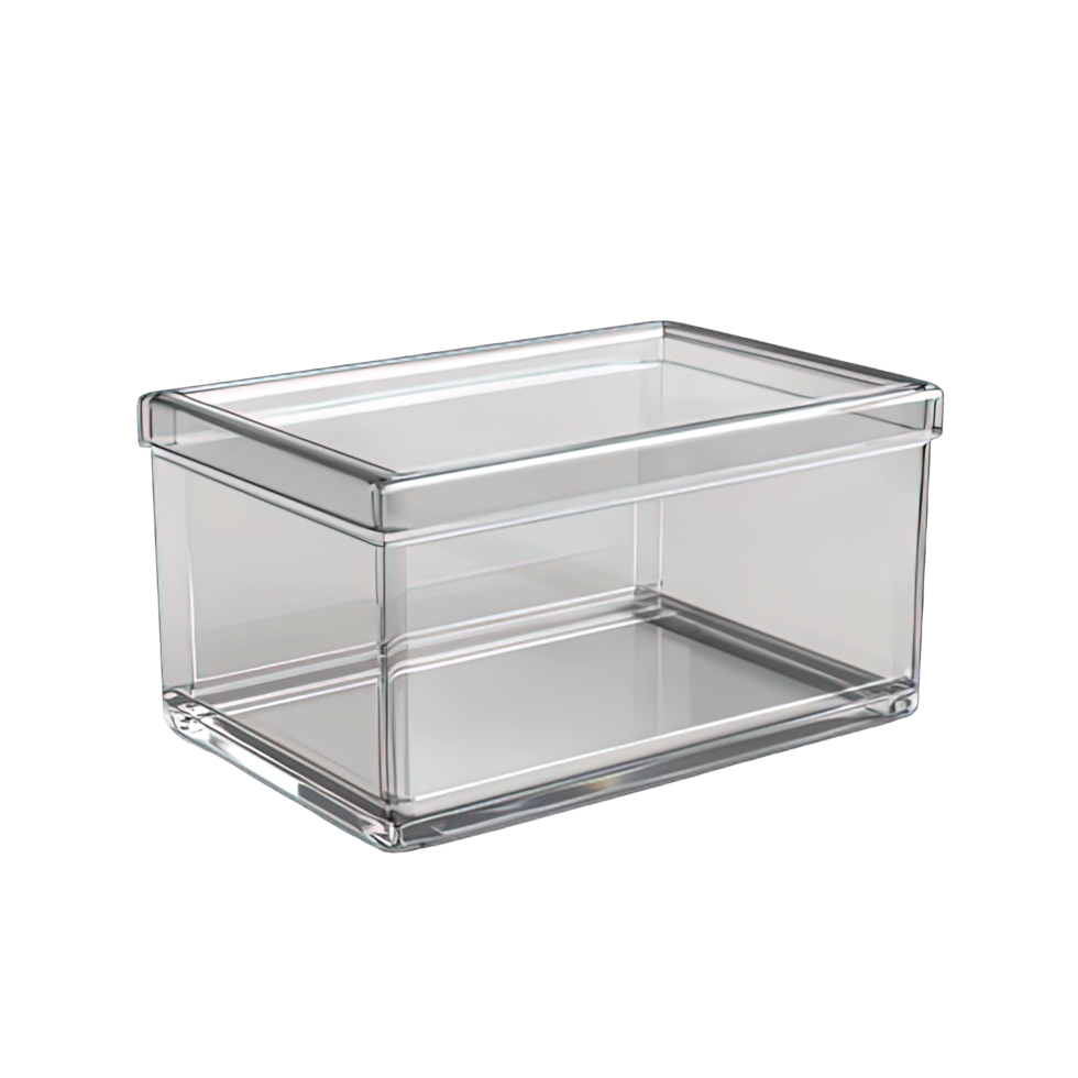 Clear Plastic Box with Secure Lid png