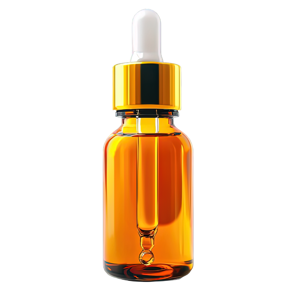 Essential Oil Bottle with Minimalist Design png