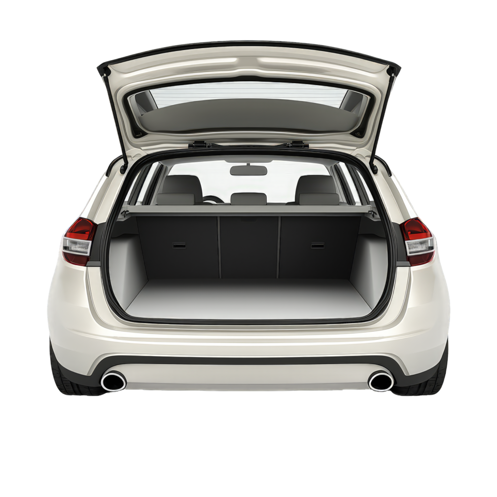 Open Car Trunk with Spacious Interior png