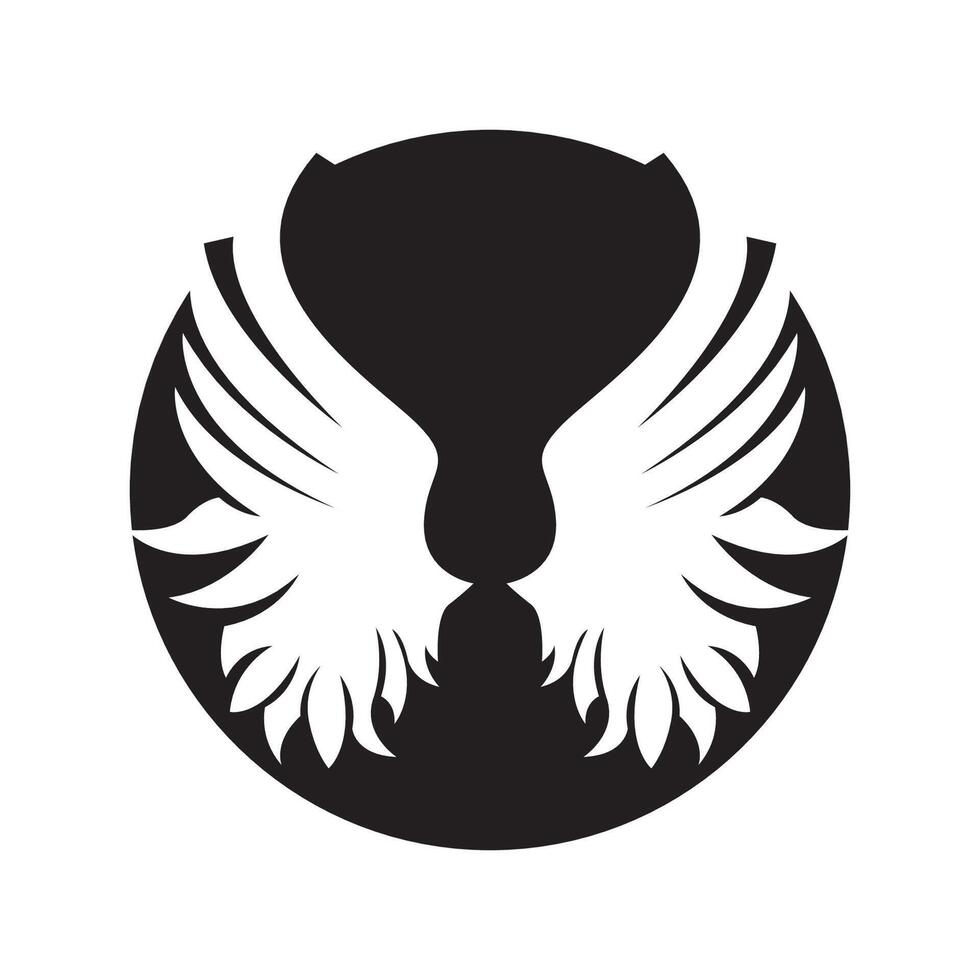 Angel wings icon illustration vector