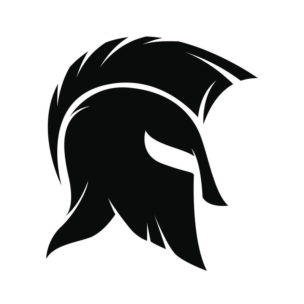 Spartan Helmet Graphic Illustration logo vector