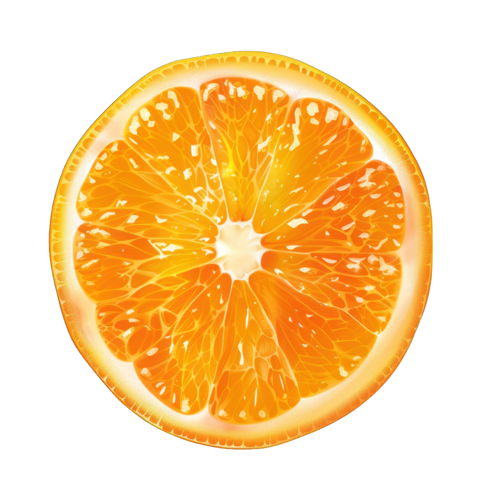 fresh orange slice png