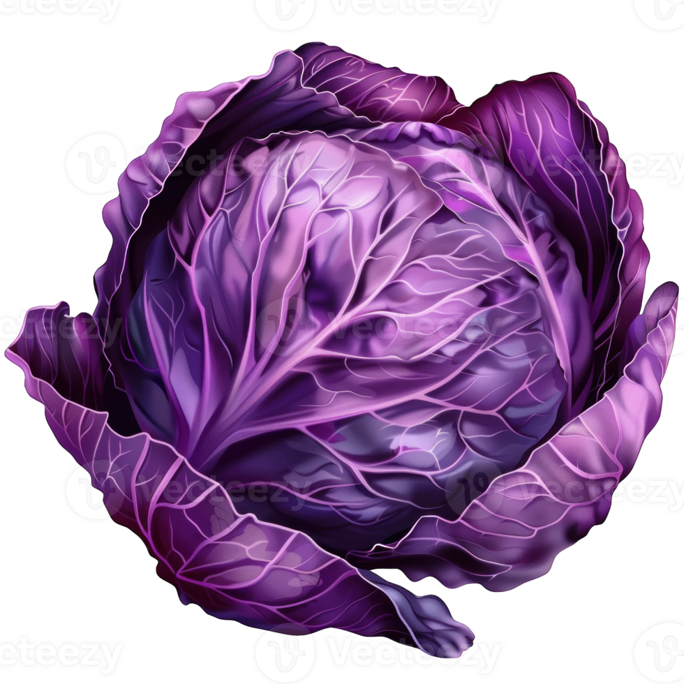 fresh purple cabbage png
