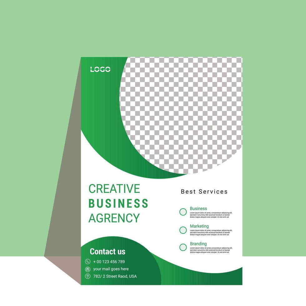 Business flyer design vector