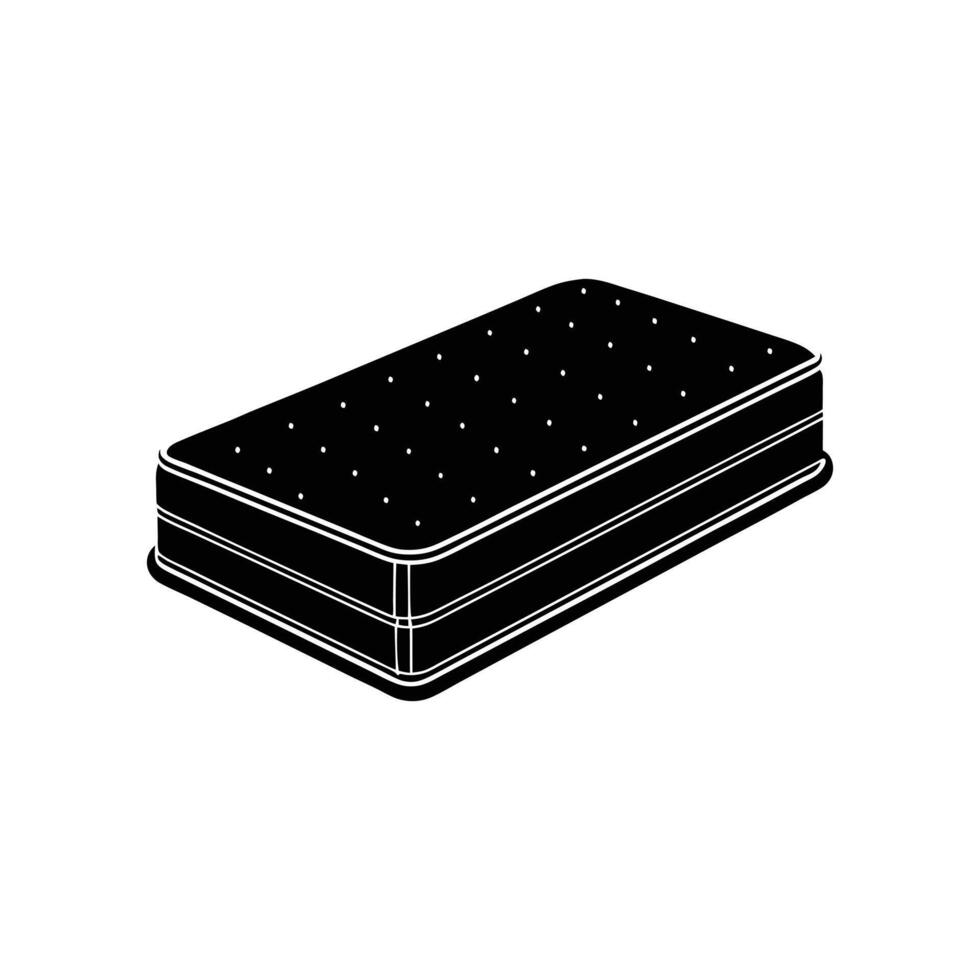 mattress silhouette illustration design vector