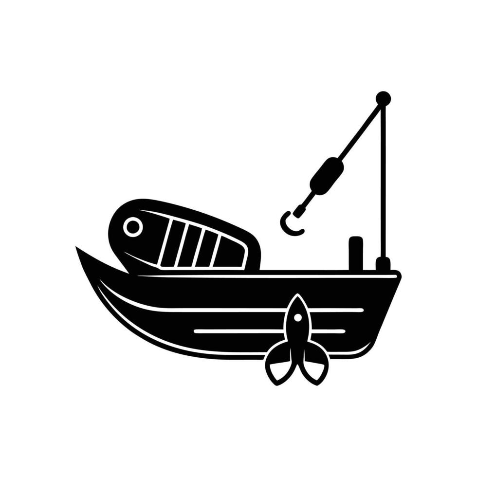 trolling motor icon illustration vector