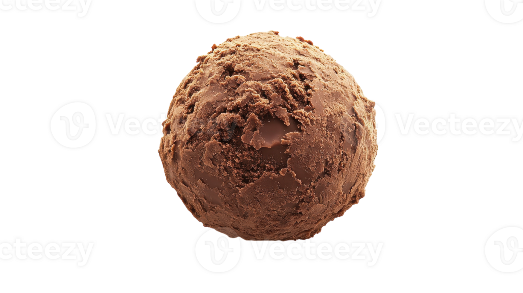 Indulge in the Luxurious Experience of a Fluffy Chocolate Truffle with Rich Texture, Perfect for Celebrations and Sweet Tooth Cravings. png