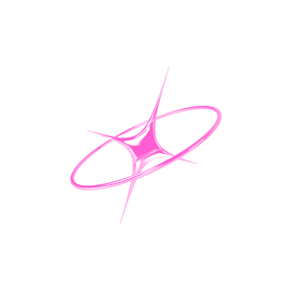 A pink star with a white background png