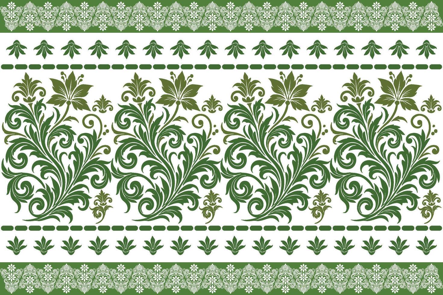 abstract floral seamless pattern with intricate vintage motifs botanical and geometric ethnic design for fabric textiles wallpaper fashion and cushion covers vector
