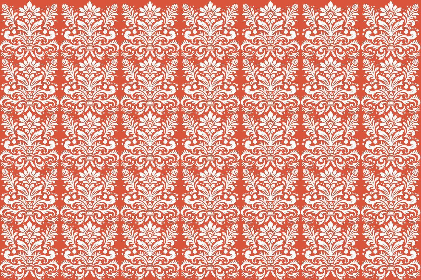 seamless abstract floral pattern with vintage botanical motifs and ethnic ikat designs for textile, fabric, wallpaper, and fashion collections vector