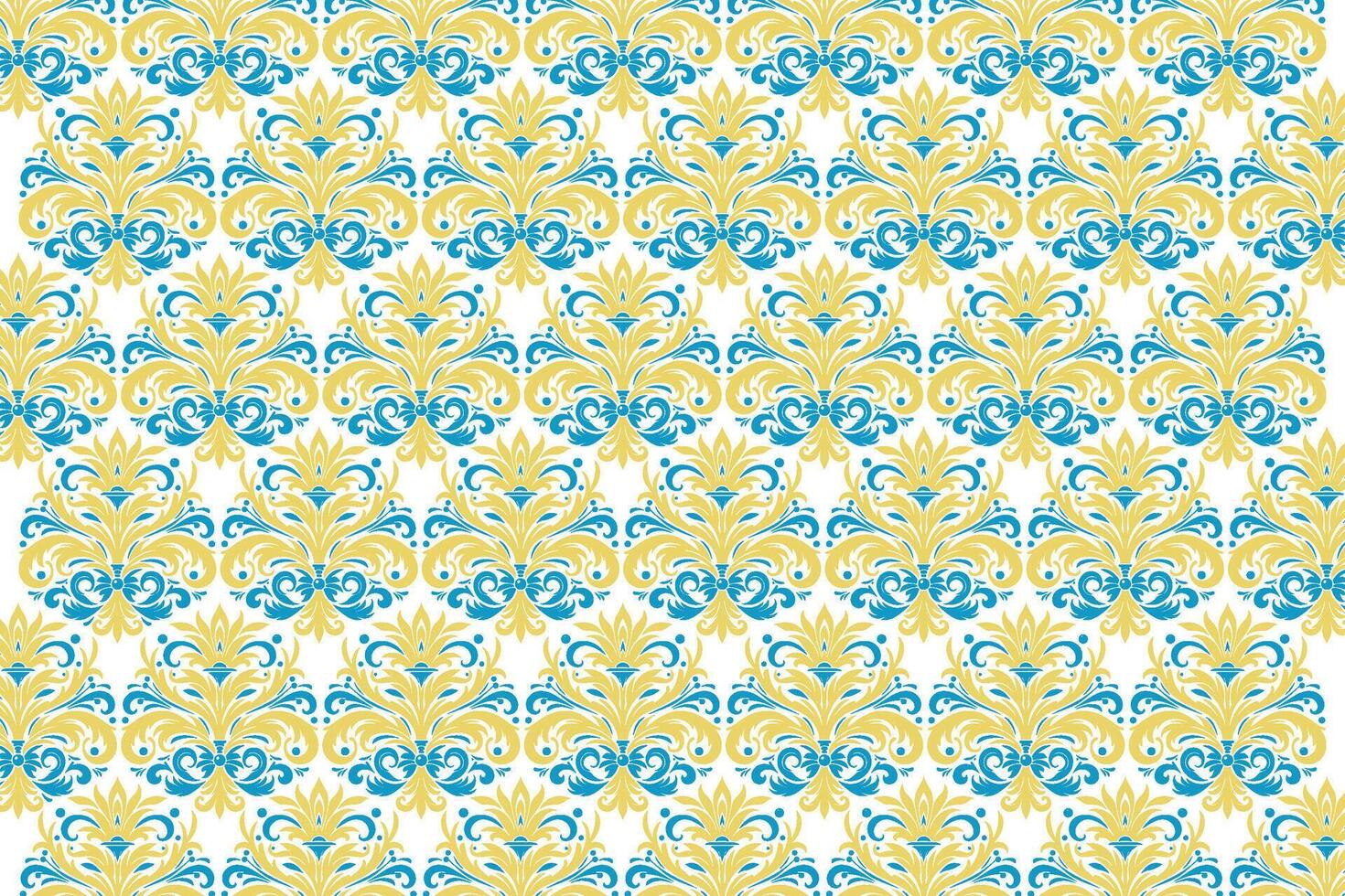 abstract seamless floral pattern with vintage botanical designs ethnic ikat motifs for fabric textiles wallpaper and fashion applications vector