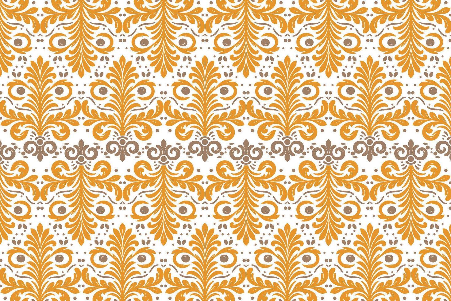 seamless abstract floral pattern with vintage botanical motifs and ethnic ikat designs for textile, fabric, wallpaper, and fashion inspiration vector