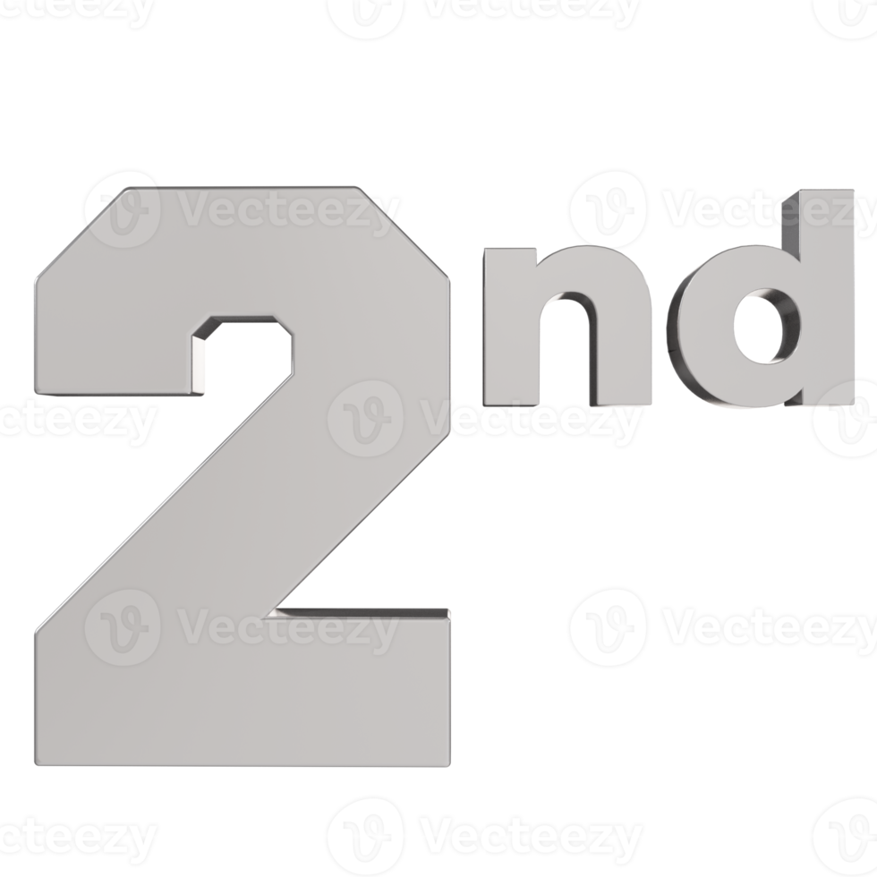 second place 3d render. competition concept. 2nd png