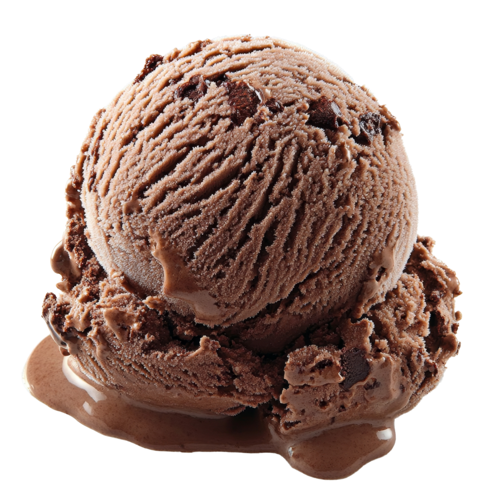 Delicious cho te ice cream scoop with rich texture and melting edges, perfect for dessert lovers. Indulge in this creamy treat that brings joy and satisfaction png