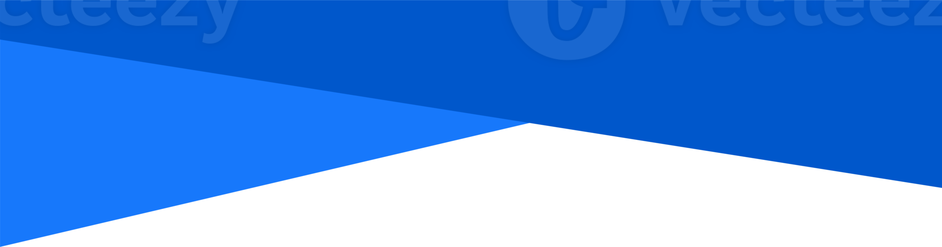 Header shape background for website design. Blue border for banner. Abstract divider for bottom or frame of template and web page. Presentation wavy and curve separator. png