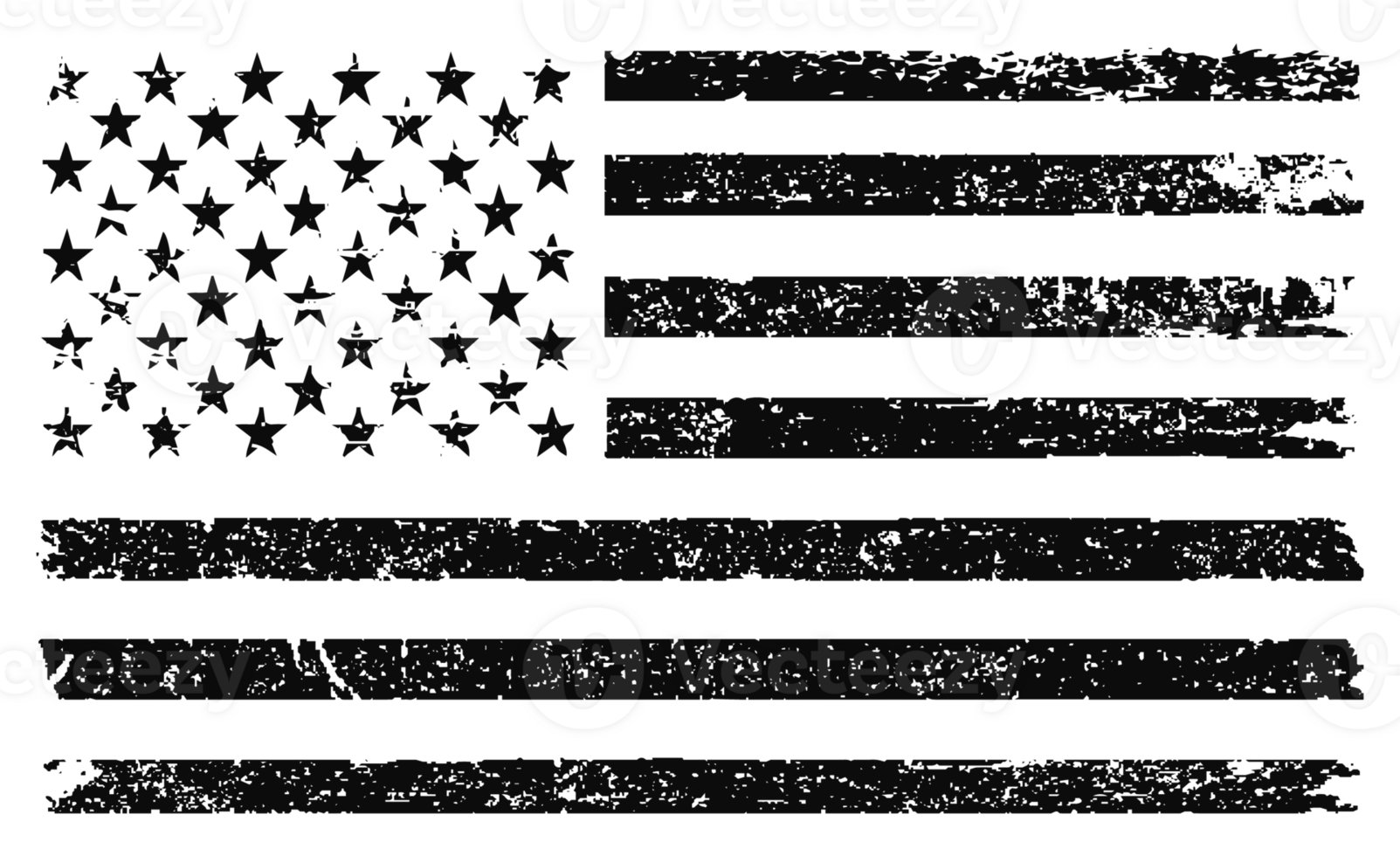 American Vintage Flag. USA Distressed Flag . png