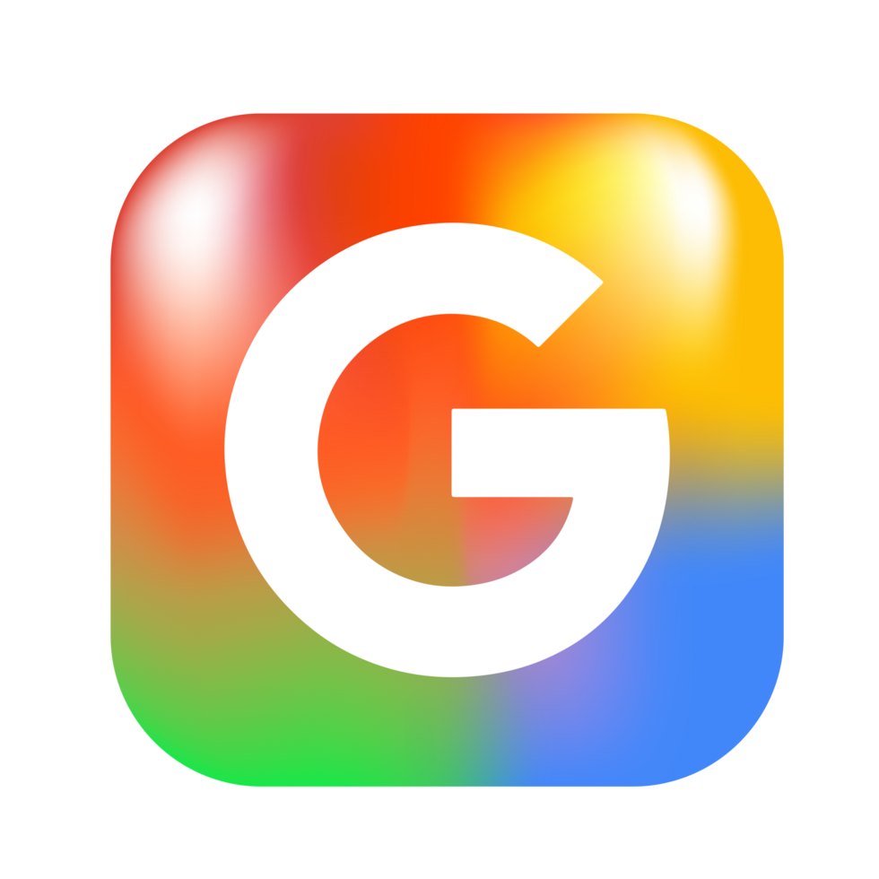 Google logo, Rounded Google logo, Google Gradient Logo png