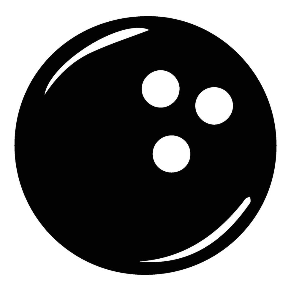 Bowling Line Icon. Bowling Sign Logo vector
