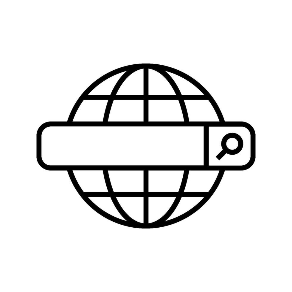 internet icon isolated on background vector