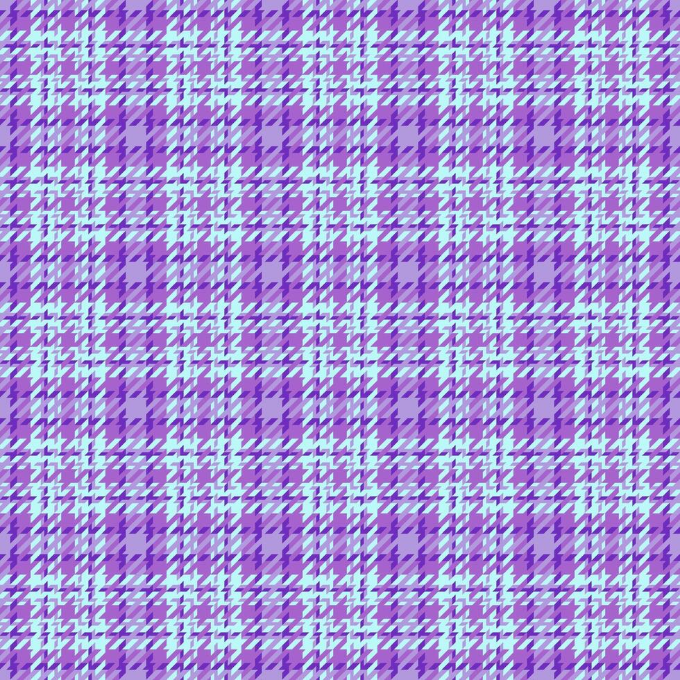 Artistic seamless plaid background, track fabric tartan pattern. Cutout check texture textile in violet and light colors. vector