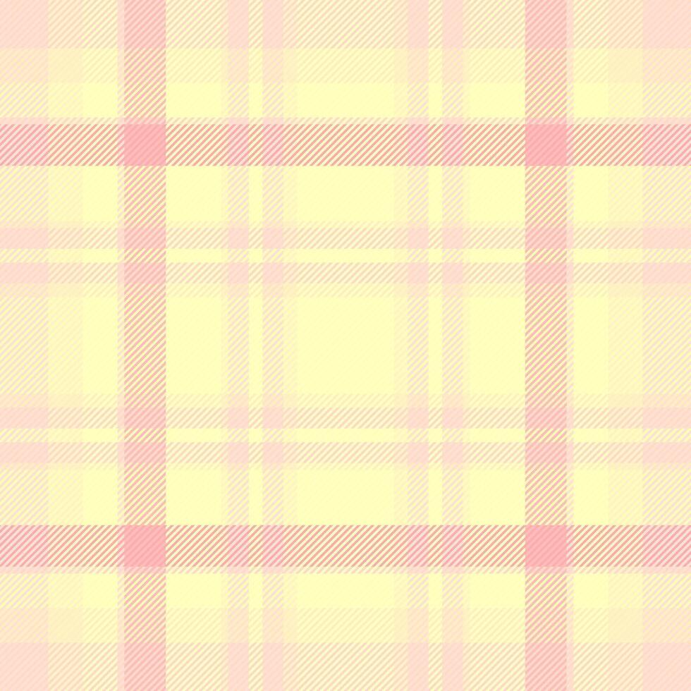 Overlayed seamless background, editable tartan texture textile. Sexy pattern fabric plaid check in light and red colors. vector