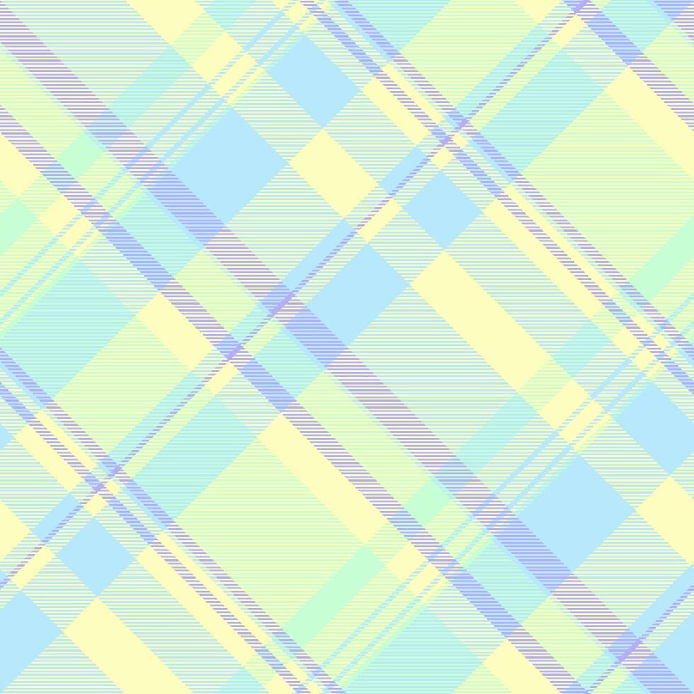 Free pattern plaid tartan, variation check seamless. Direct texture background fabric textile in light and indigo colors. vector