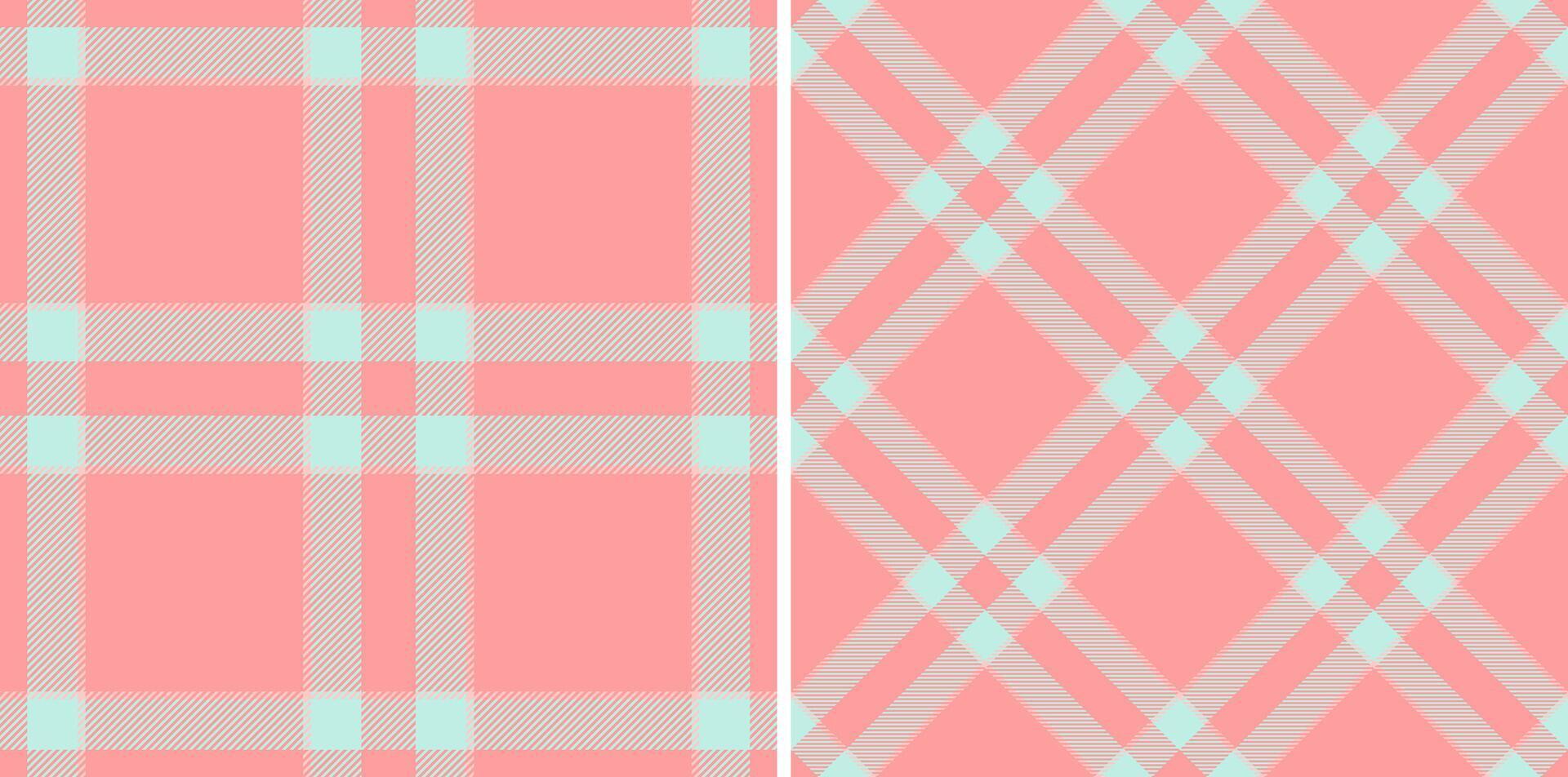 Background seamless fabric of texture pattern with a plaid textile check tartan. Set in neon colors for premium quality products. vector