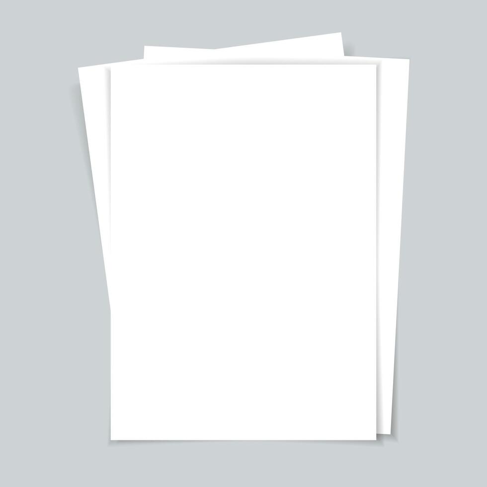Several documents. Sheets of paper. illustration. vector