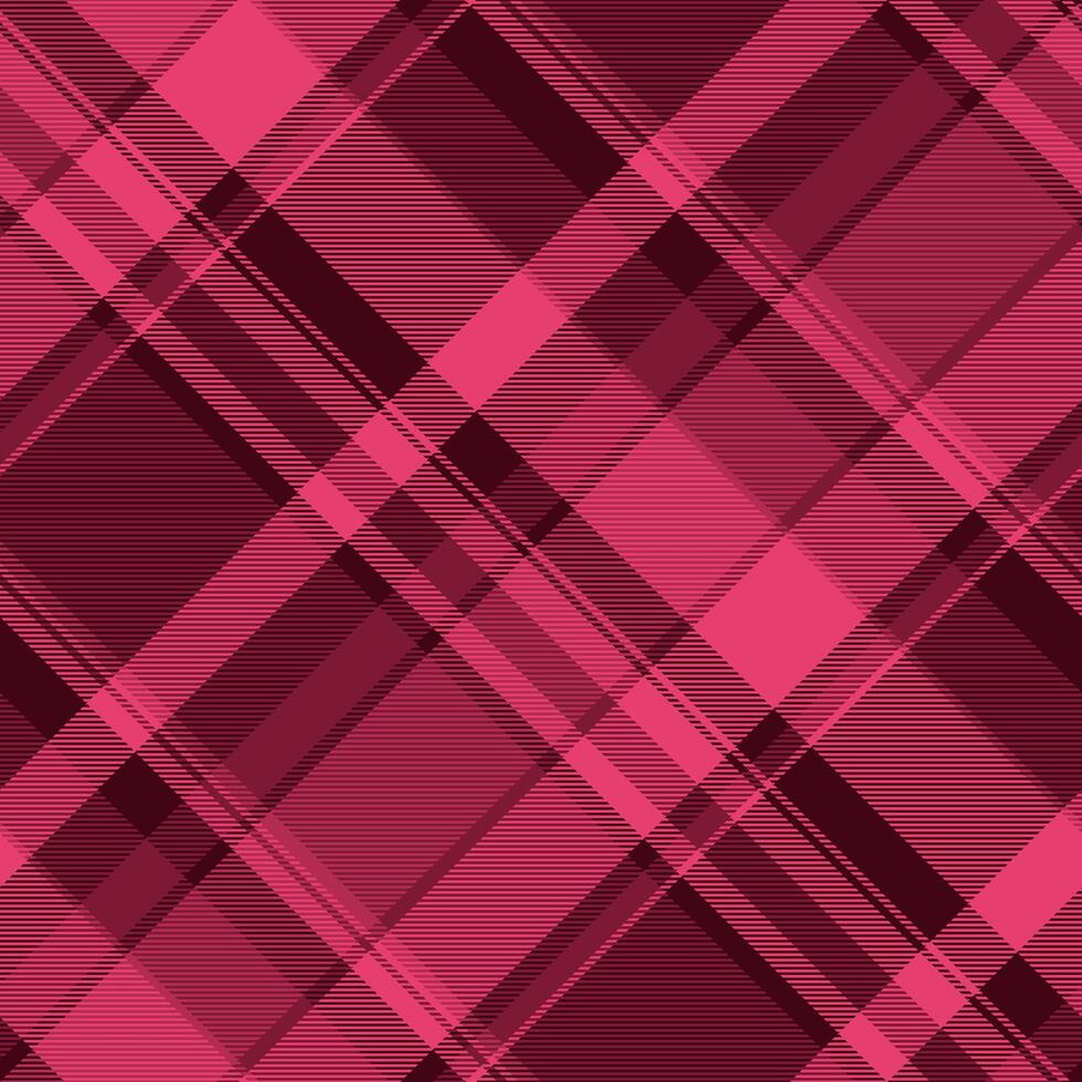 Kingdom check tartan background, easter textile fabric pattern. Diamond seamless plaid texture in red and dark colors. vector