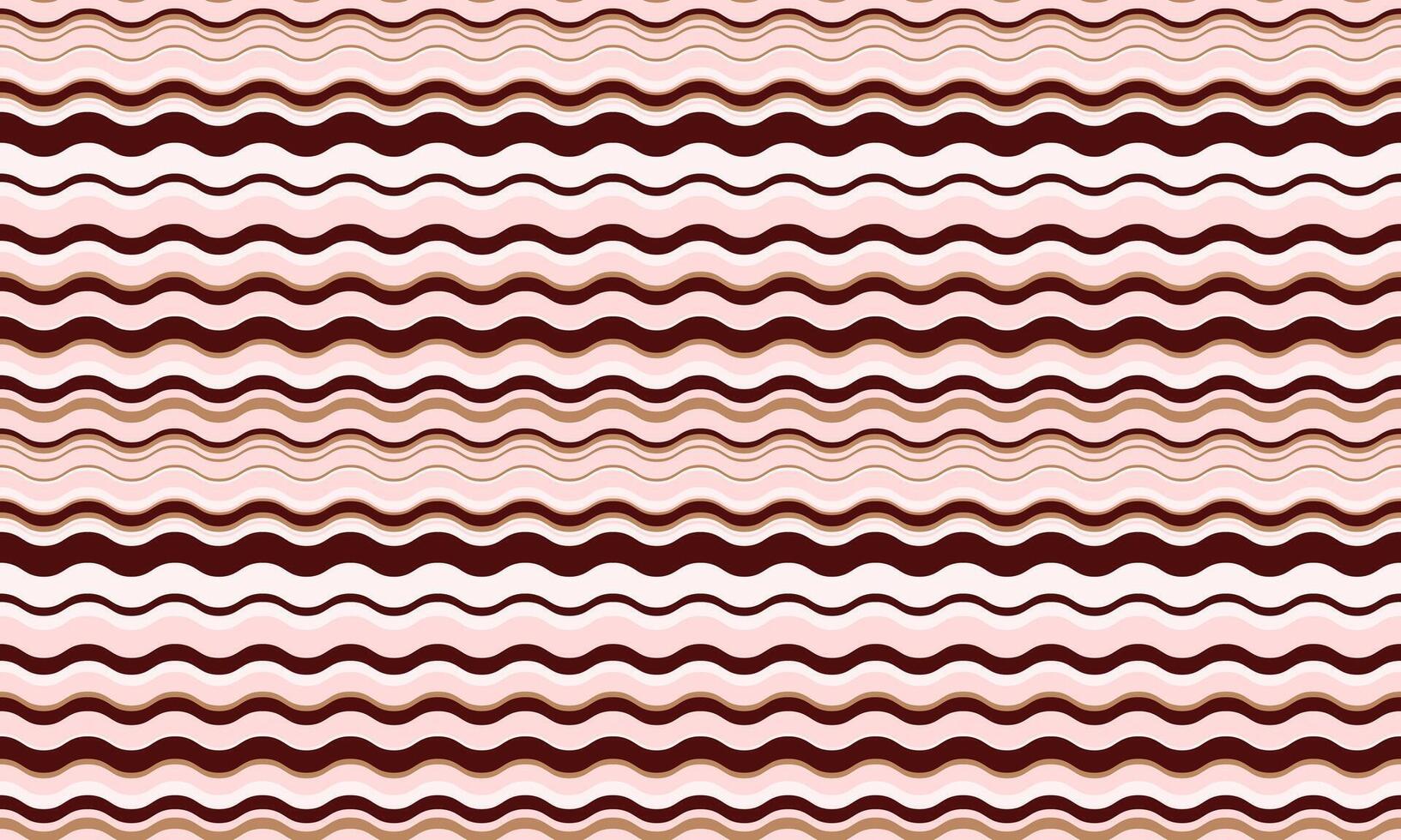 Abstract background with wavy stripes in vibrant colors, creating a rippled, liquid effect. Smooth curves and textured lines add elegance, vitality, and creativity. Ideal for wallpaper or textile. vector