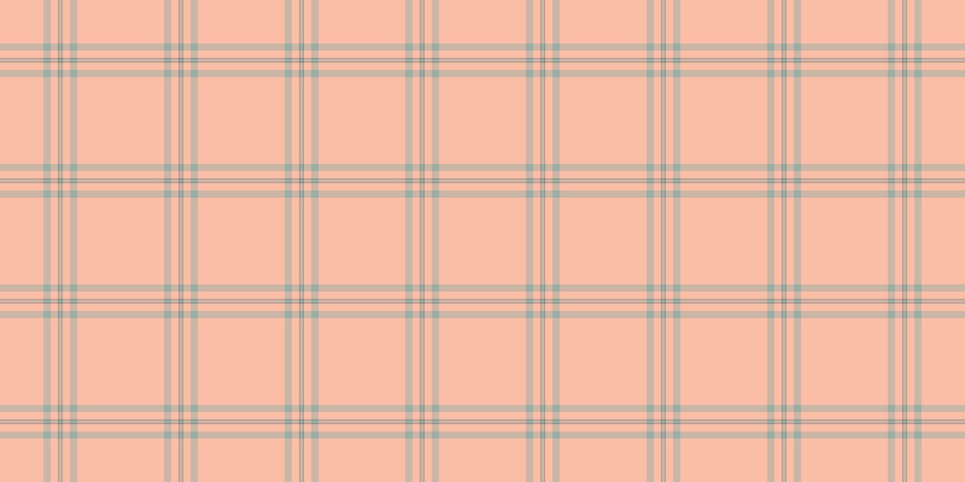 Folk pattern seamless check, screen fabric texture . Tailor background tartan plaid textile in pastel and orange colors. vector