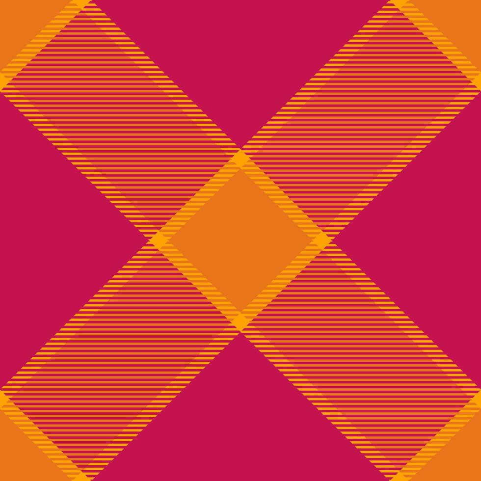 Vibrant geometric pattern in bold orange and magenta. Striped, diagonal design ideal for backgrounds, textiles, or modern branding. Download now for your creative projects vector