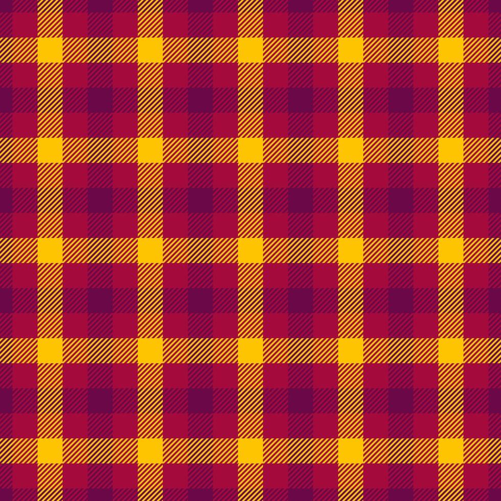 Vertical tartan check texture, simplicity plaid textile . Grunge fabric pattern background seamless in red and pink colors. vector