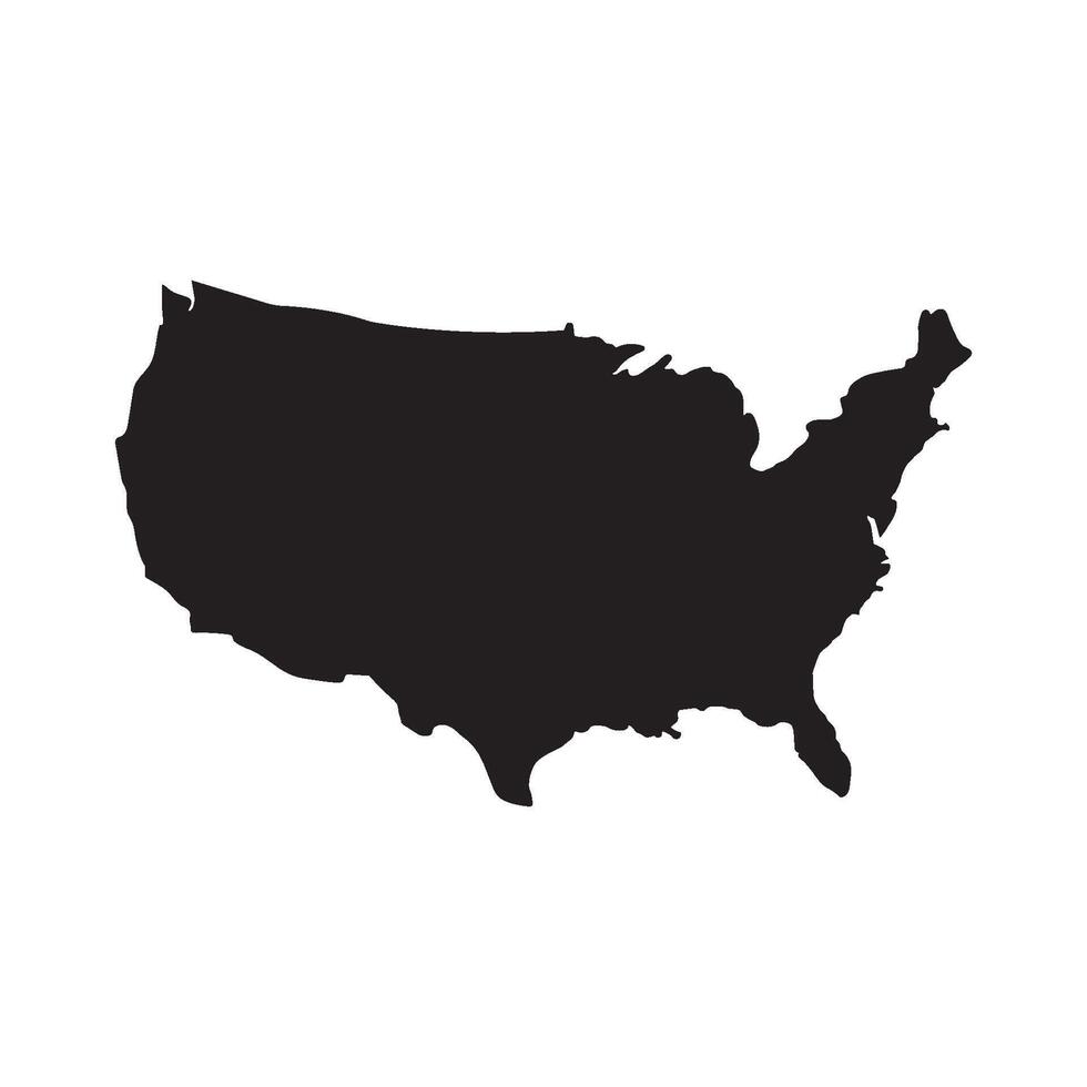 United States Map Icon vector
